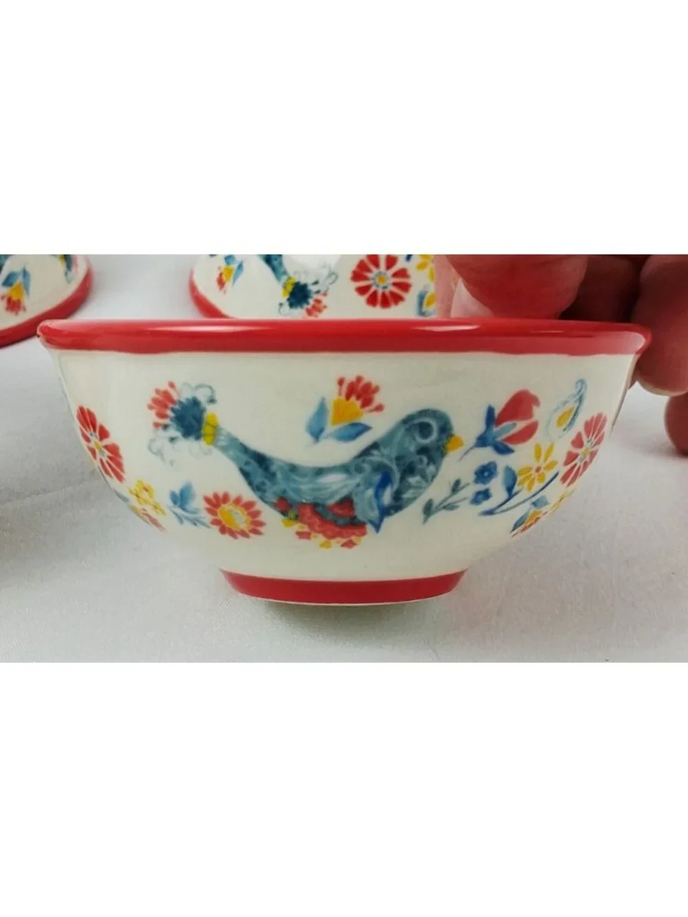 Pioneer Woman Mazie Red Stoneware 3.1
